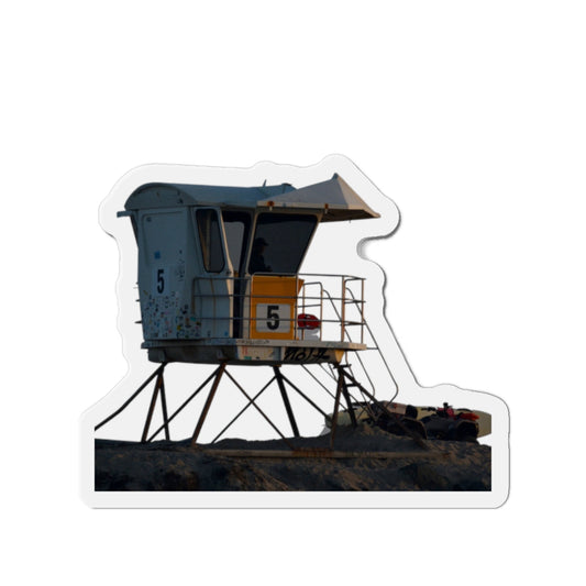 Lifeguard Tower 5 [Die-Cut Magnets]