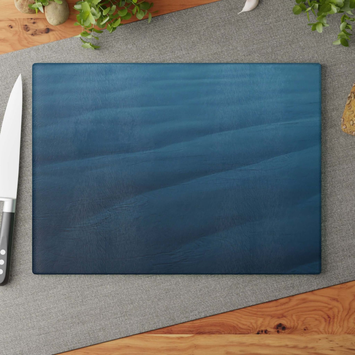 A Perfect Blue [Glass Cutting Board]