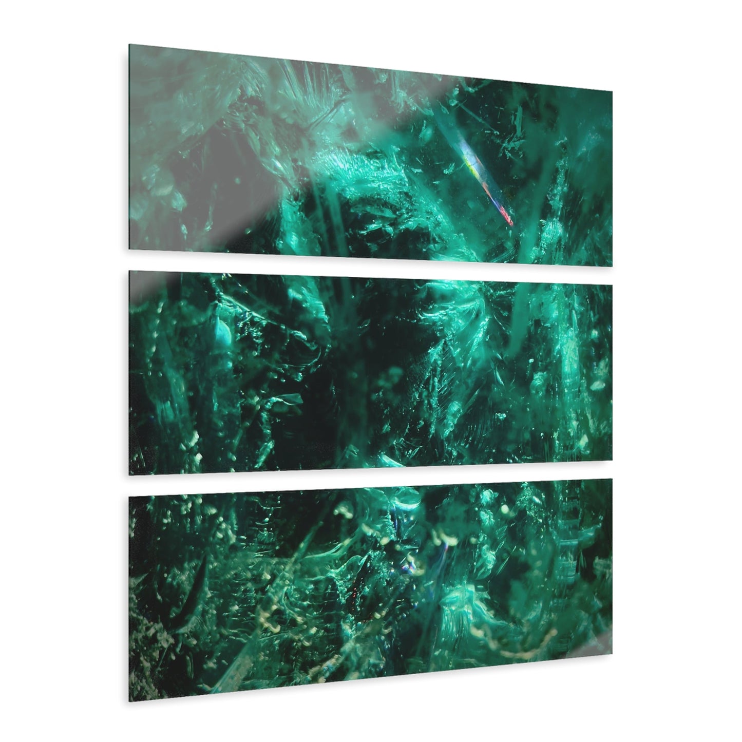 Green Gem [Acrylic Triptych Print]