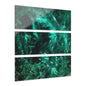 Green Gem [Acrylic Triptych Print]