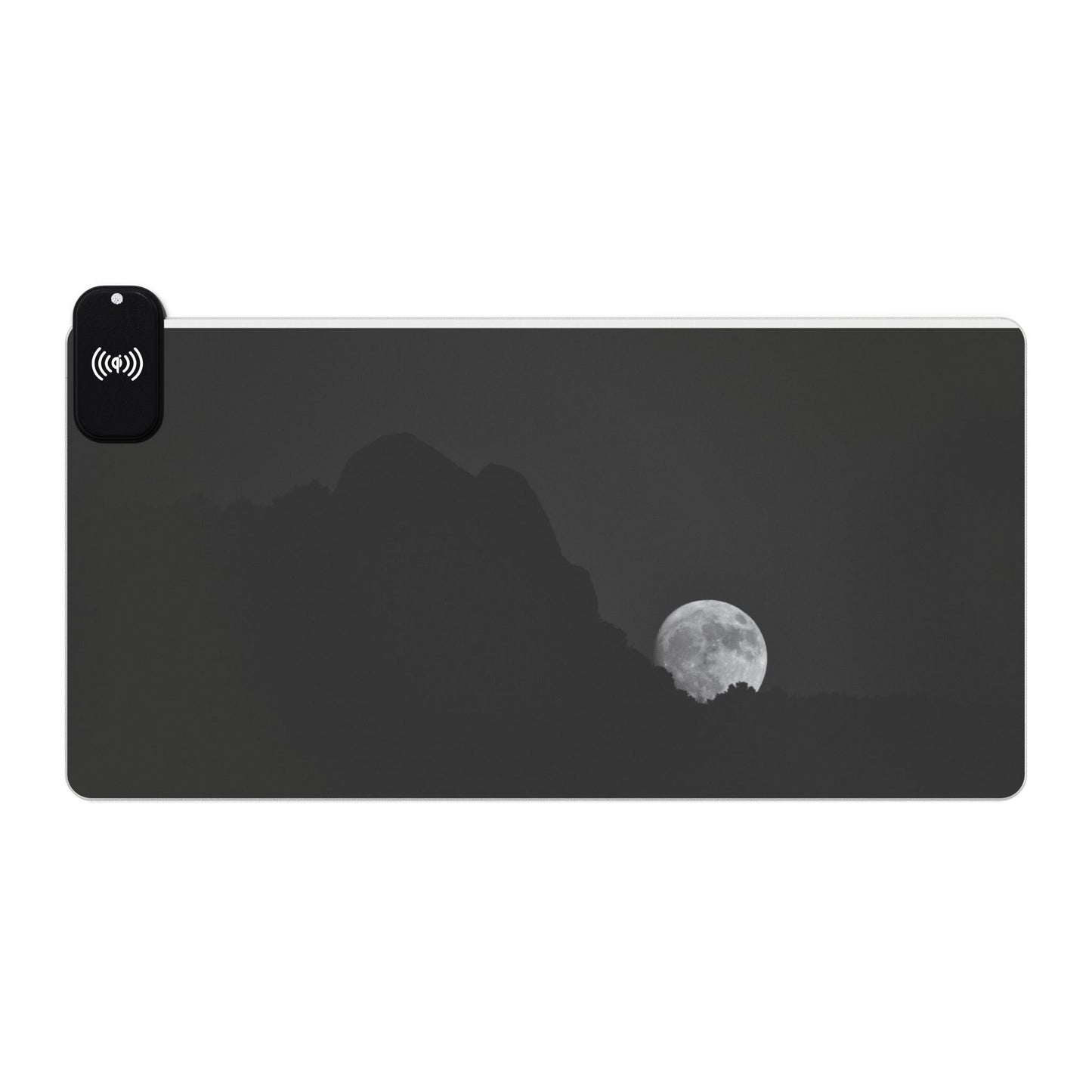 Moon Over Alpine [LED Gaming Mouse Pad, Wireless Charging]