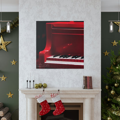 The Red Piano [Canvas Gallery Wraps]
