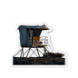 Lifeguard Tower 5 [Die-Cut Magnets]