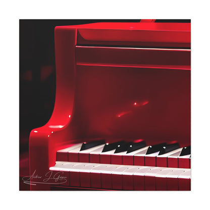 The Red Piano [Canvas Gallery Wraps]