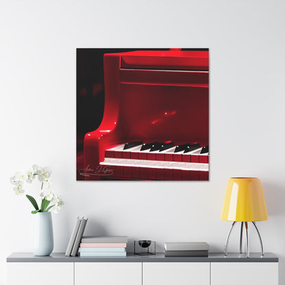 The Red Piano [Canvas Gallery Wraps]