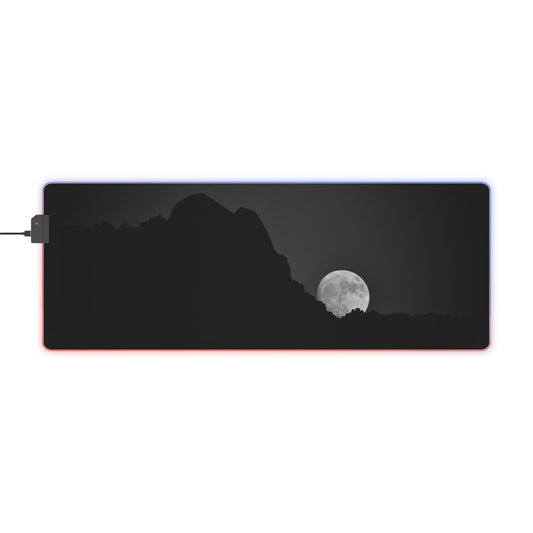 Moon Over Alpine [LED Gaming Mouse Pad]