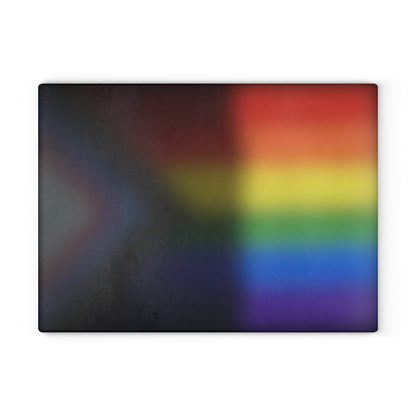 Quietly Queer [Glass Cutting Board]