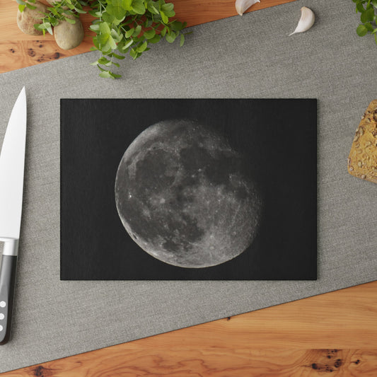 Moon [Glass Cutting Board]