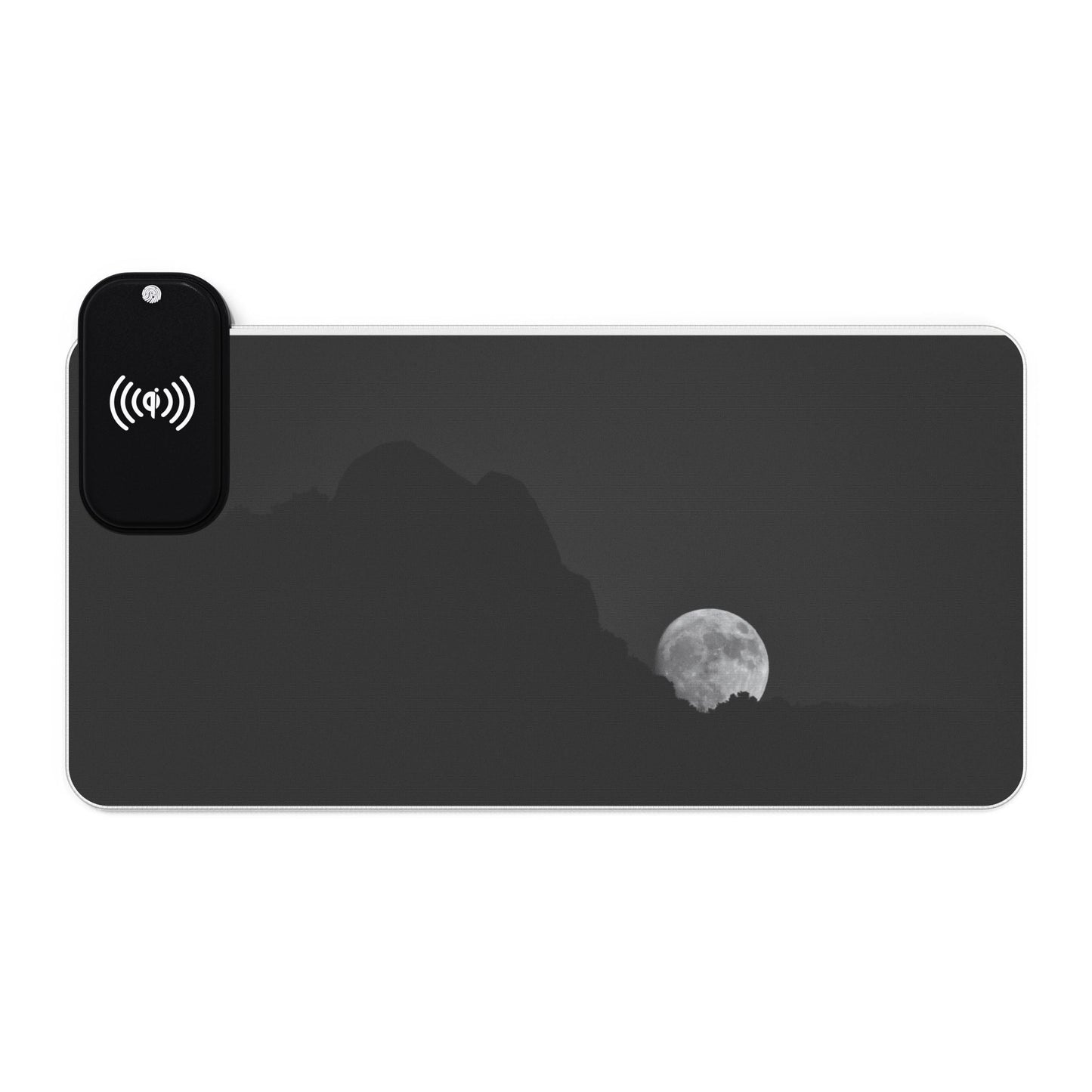 Moon Over Alpine [LED Gaming Mouse Pad, Wireless Charging]