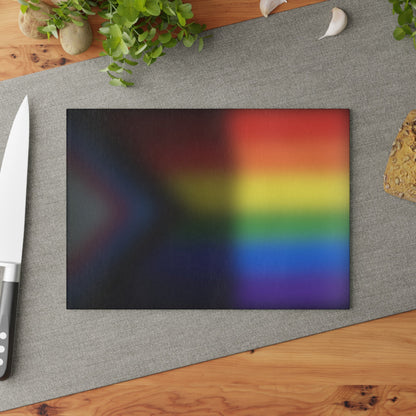 Quietly Queer [Glass Cutting Board]