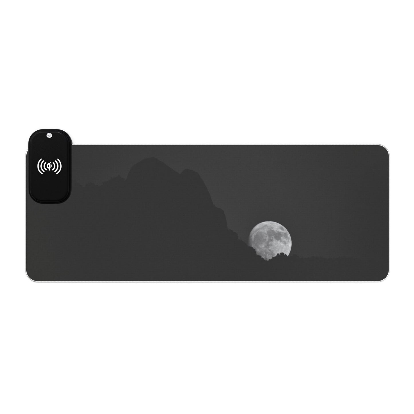 Moon Over Alpine [LED Gaming Mouse Pad, Wireless Charging]