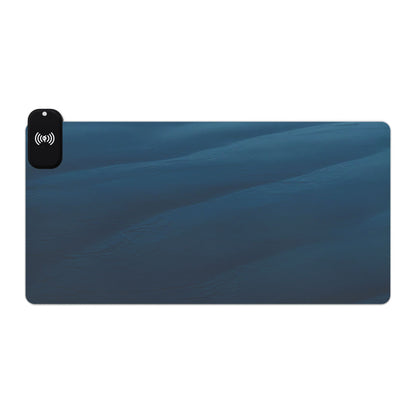 Perfect Blue [LED Gaming Mouse Pad, Wireless Charging]