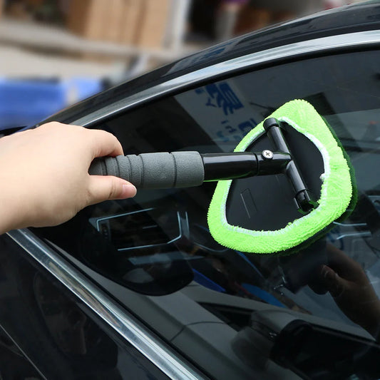 Window Scraping Mist Eliminator Microfiber Car Window Cleaner