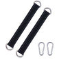 2 Pcs 440 Lbs Heavy Duty Hanging Strap With Carabiner Hook