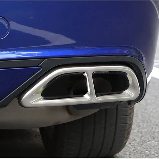 Stainless Steel Exterior Rear Exhaust Muffler Tip Pipe Cover