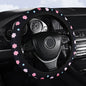 Small Fresh Flower Elastic No Inner Ring Car Steering Wheel Cover