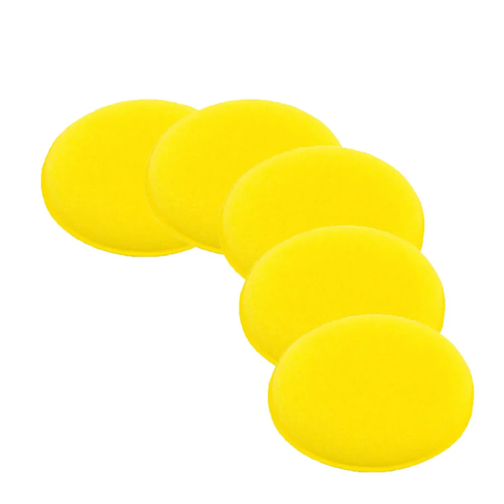 1/2/5Pcs Car Foam Sponge Wax Applicator Cleaning Detailing Pads