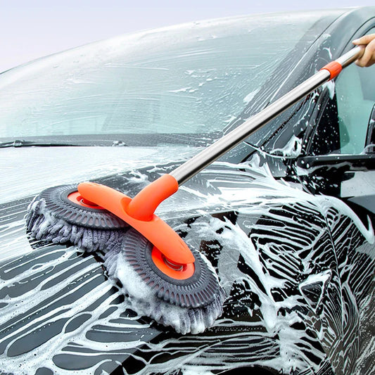 Rotating Three-Section Telescopic Car Wash Mop