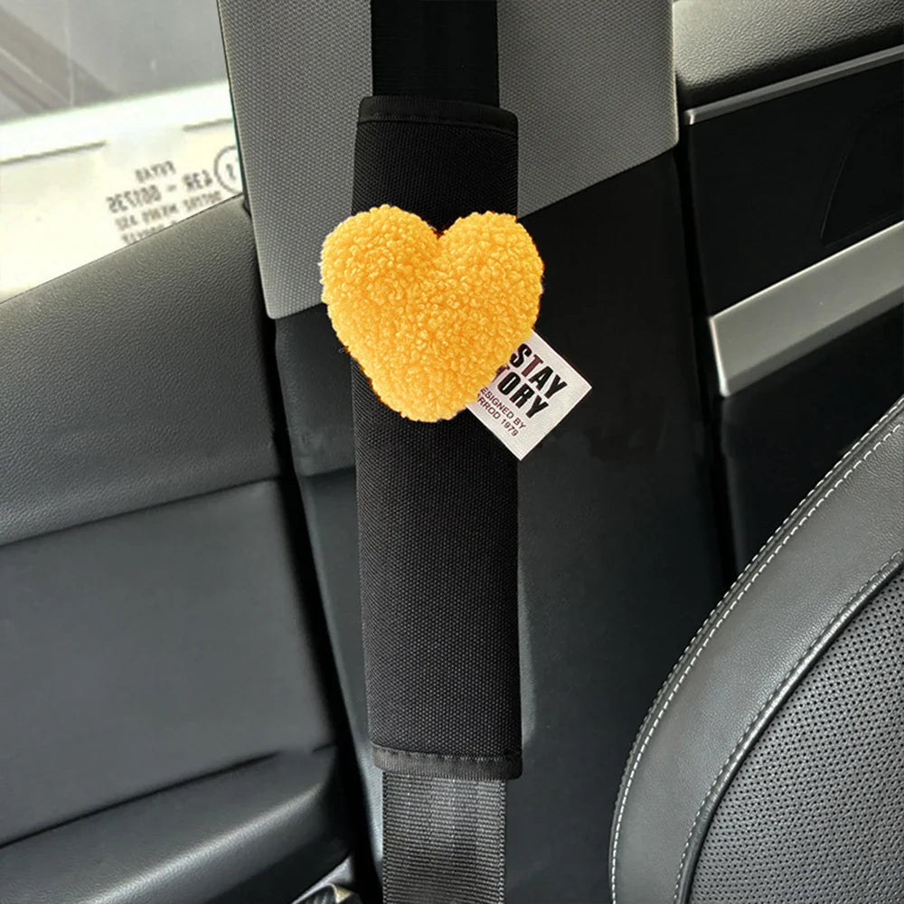 Love Heart Car Styling Seat Belt Cover