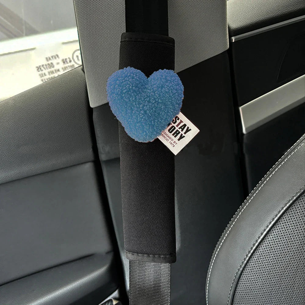 Love Heart Car Styling Seat Belt Cover