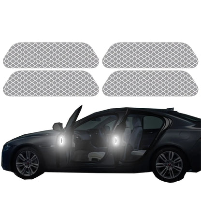 4 Pcs Car Door Sticker Safety Opening Warning Reflector Tape