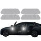 4 Pcs Car Door Sticker Safety Opening Warning Reflector Tape