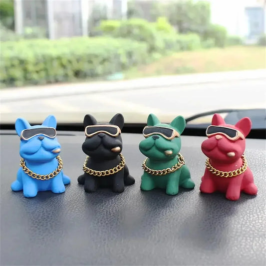 Car Ornaments Feel Comfortable Wear-Resistant Bulldog