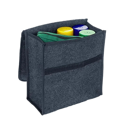 1Pc Dark Grey Car Felt Storage Box