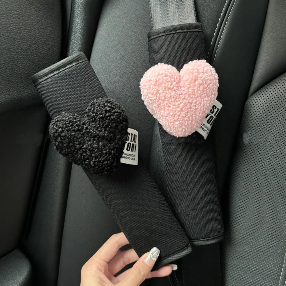 Love Heart Car Styling Seat Belt Cover
