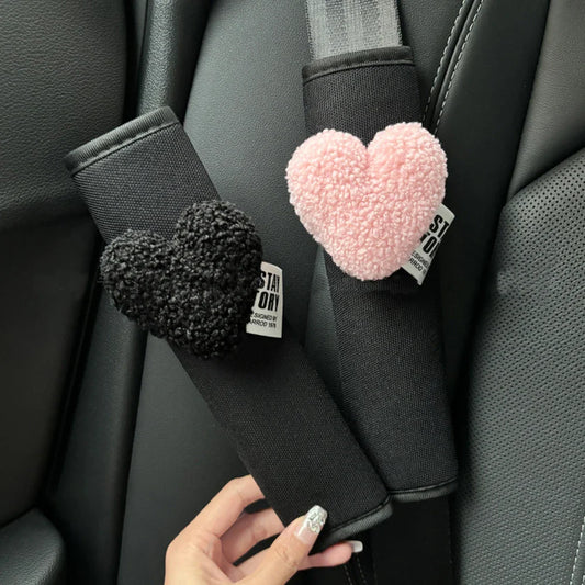 Love Heart Car Styling Seat Belt Cover