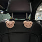 2Pcs Cute Cartoon Bear Car Seat Back Hooks Storage