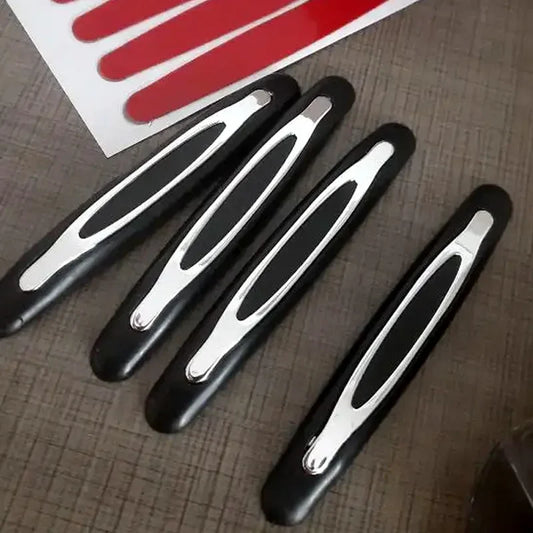 4Pcs Car Sticker Door Edge Guards Trim Molding Protection Strip Scratch Protector