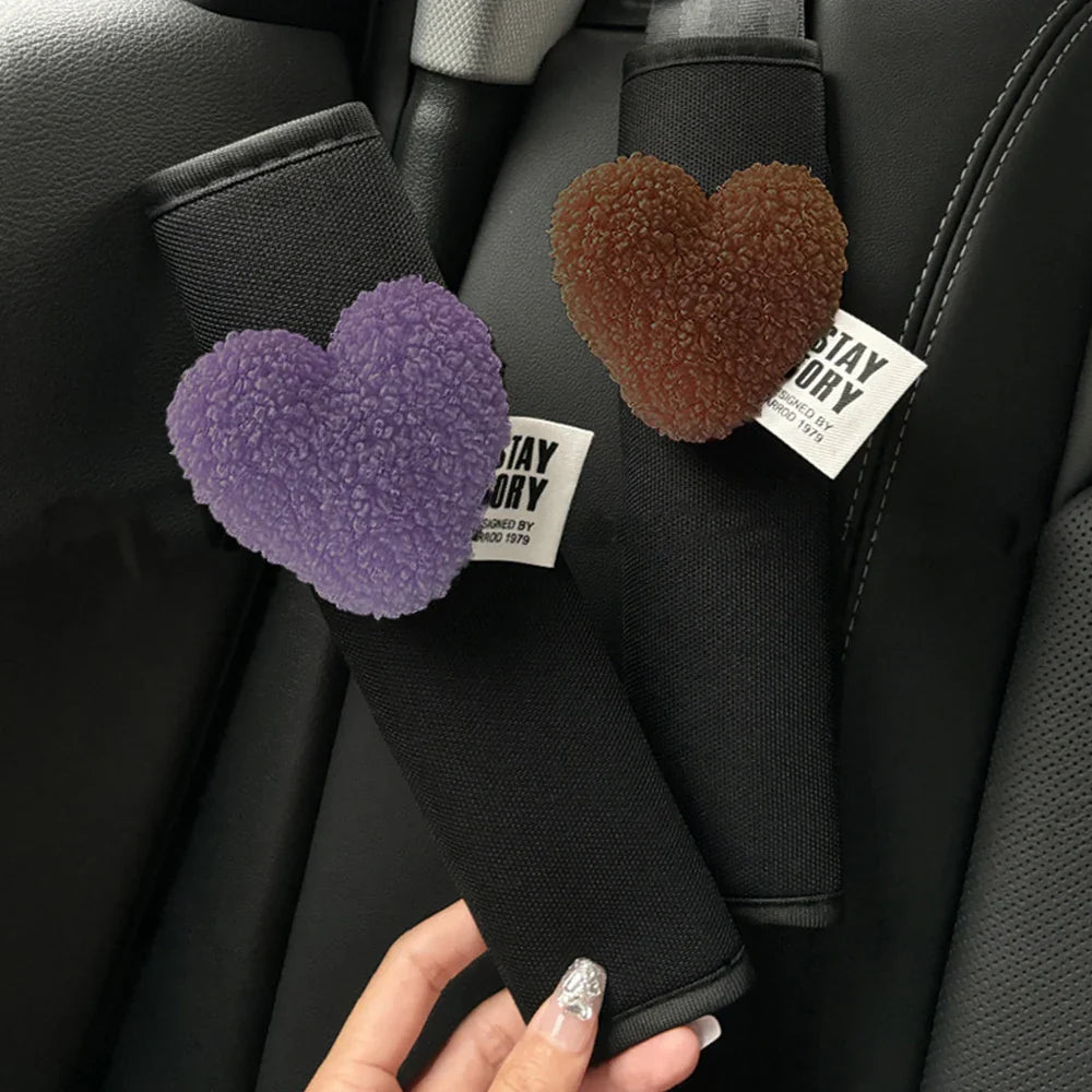 Love Heart Car Styling Seat Belt Cover