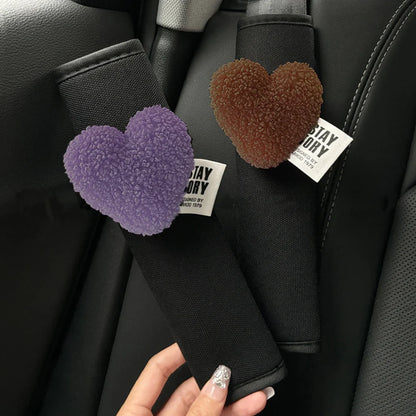 Love Heart Car Styling Seat Belt Cover