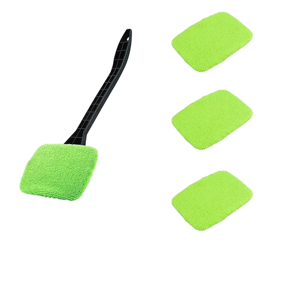 Car Window Cleaner Brush Kit Windshield Microfiber Cleaning Wash Tool