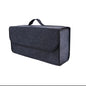 1Pc Dark Grey Car Felt Storage Box