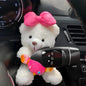 Cute Bear Car Gear Shift Decoration Plush Doll Turn Signal Wiper Doll