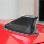 16cm Universal Carbon Fiber Look Car Roof Top Mount Shark Fin Aerial Antenna Toppers