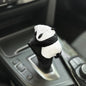 1Pc Cute Cartoon Panda Car Gear Shift Cover Soft Plush