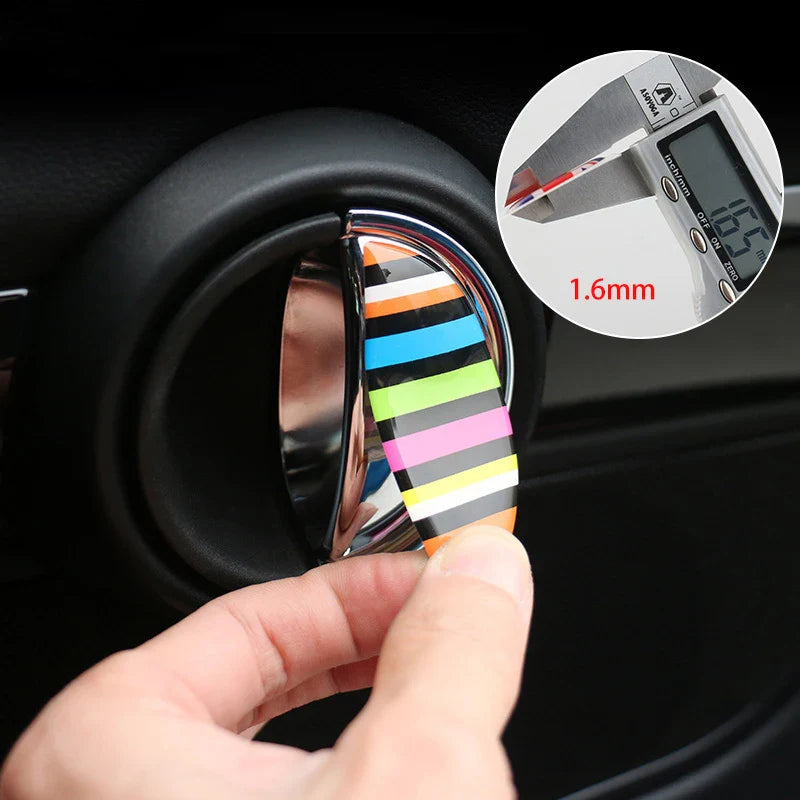 2Pcs Car Door Wrist Handles Anti Scratches 3D Stereo Protective Sticker