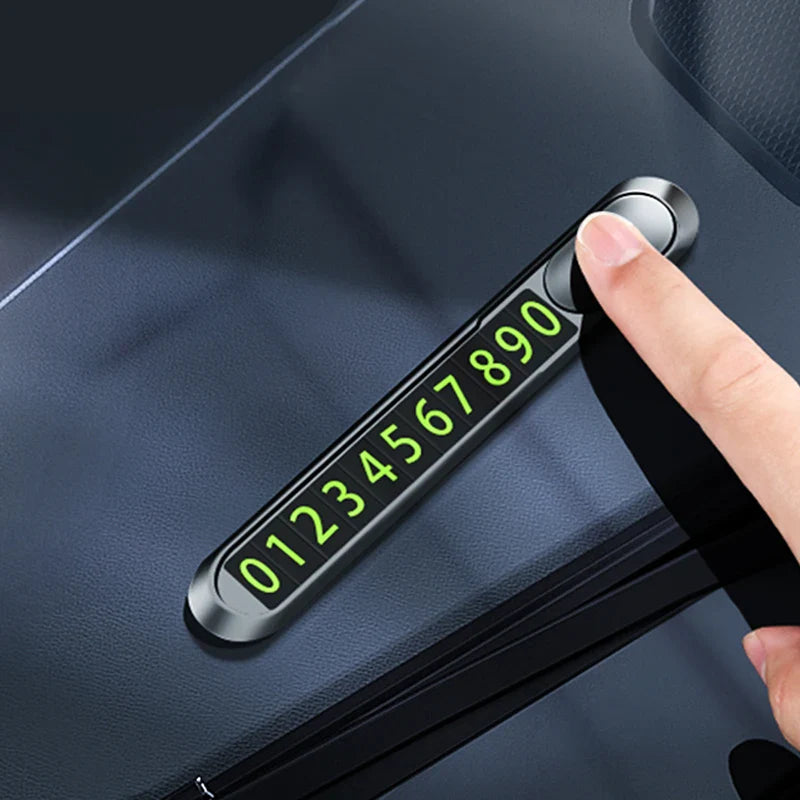 Temporary Parking Card Phone Number Card Car Sticker