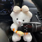 Cute Bear Car Gear Shift Decoration Plush Doll Turn Signal Wiper Doll