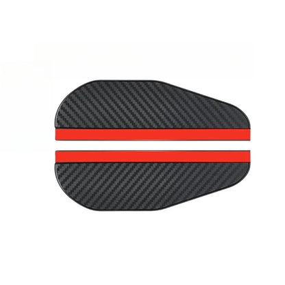 2Pcs Car Rearview Mirror Rain Eyebrow Visor Carbon Fibe Cover