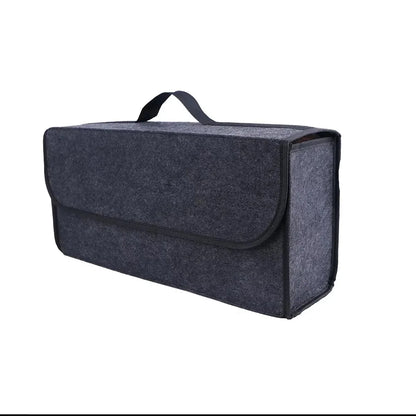 1Pc Dark Grey Car Felt Storage Box