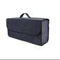 1Pc Dark Grey Car Felt Storage Box