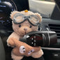 Cute Bear Car Gear Shift Decoration Plush Doll Turn Signal Wiper Doll